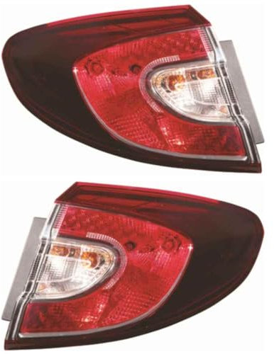 EISENFELS 107557539 Set Rückleuchten Heckleuchten außen links und rechts passend für Megane III