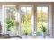 MIRRORANG 3x2m Indoor-Hintergrund Wohnzimmer vom Boden bis zur Decke Fenster mit Blick auf Bäume und Pflanzen Fotografie Hintergrund Haus und Videokonferenz Foto Requisiten, Vinyl