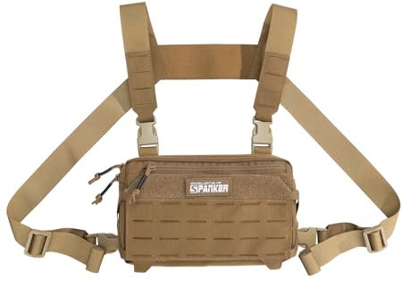 EXCELLENT ELITE SPANKER Taktische Chest Rig Pack Militär Verstellbare Brusttasche Taktische Brusttasche für Männer(COB)