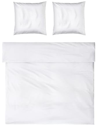 MÖVE Noblesse Bettwäsche-Set 200x200 cm + 2 * 80x80 cm aus 100% Baumwolle, White/Champagne