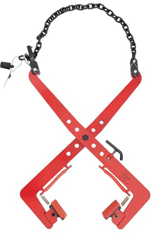 Versetzzange Bordsteinzange 33-70cm 500kg Hebezange Steinträger Steinhebeklemme Steingreifer Steinzange Pflastersteinzange für Heben von Holz und Stein