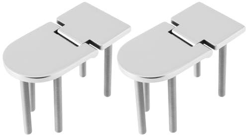 YINETTECH Lot de 2 Charnières de Porte de Bateau Dissimulées en Acier Inoxydable 316 75 X 40 Mm pour Navires