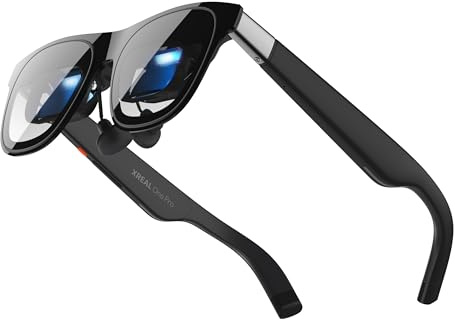 XREAL One Pro AR Glasses with X1 Chip, 171 120Hz FHD Display, Native 3 DoF | 57°FOV, X-Prism Optics, Real 3D, XR Glasses for iPhone 17/16, Steam Deck, ROG, Mac, PC, Android & iOS, L (IPD 66-75mm)