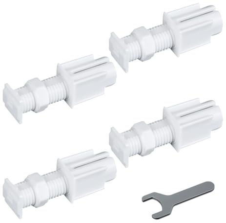 No Drill Venetian Blinds for Windows,4 Pack White Lazy Bracket Blind No Tools Adhesive Bracket Twist To Tight Blinds,Easy Fit No Drilling, Rental-Friendly Adhesive Kit for Kitchens, Bedrooms & Offices