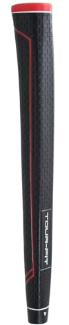 Tour Fit Dual Polymer Paddle Putter Grip 2.0 Golf Putter Grip with Free Premium Golf Tape – Soft Tacky Feel, Flat Paddle Design