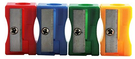 Banner Plastic Single Hole Pencil Sharpener 483005 Pack 10