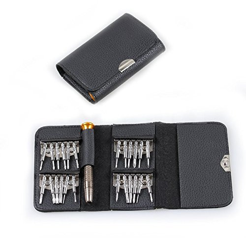 25-in-1 Schraubendreher Wallet Set Multi Tools Reparatur Torx Schraube Treiber Schraubendreher Kit für Xiaomi Samsung iPhone 4 4S 5 6