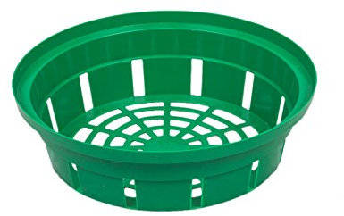 Zwiebelkorb Blumenzwiebel D 20 cm grün Pflanzschale Kunststoff Gemüsekorb