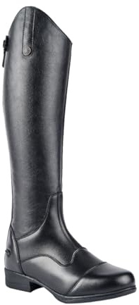 Shires Marcia Leather Long Riding Boots UK 7 Slim Black
