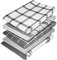 Elfranso Cotton Kitchen Tea Towels - Pack of 5, Absorbent, 70 x 50 cm (Grey)