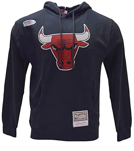 Mitchell & Ness NBA Worn Logo Hoodie - Chicago Bulls - L