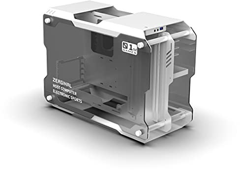 Zeaginal ZC-01M (Argent) - Boitier PC Ouvert Micro-ATX