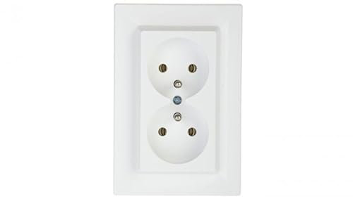 ASFORA Enchufe doble z/u blanco EPH9800221 schneider electric 3606480527692