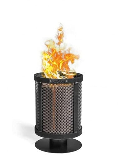 Feuerkorb für Schwedenfeuer „DAKAR“ Feuersäule aus Stahl Gartenfackel als Wärmequelle und Deko CookKing
