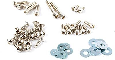 Viti carenatura STR8 acciaio cromato per MBK Booster Rocket/Yamaha BW's