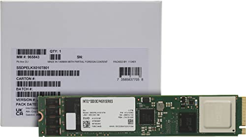 Intel SSD 1TB DC P4511 M.2 22110 NVMe PCIe SSDPELKX010T8 SSDPELKX010T801 Enterprise Solid State Drive