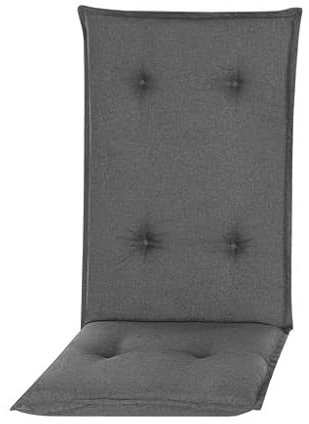 Pillows24 Gartenstuhlauflage Sitzkissen Stuhl Outdoor - 120x50x8 cm/Graphit – Outdoor Sitzpolster für Balkon & Garten, wetterfestes Stuhlkissen für Klappstuhl, Terrassenstuhl & Gartenmöbel
