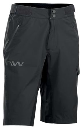 Northwave Edge Fahrrad Short Hose kurz (inkl. Innenhose) schwarz 2023: Größe: L (50)