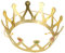 Beavorty Prinzessin Tiara Krone Anziehen Geburtstagskrone Königin-krone Partei Krone Geburtstag Tiara Gold Kunststoff Tiara Kunststoff-könig Krone Kunststoff Goldkrone Kleidung Kind Mädchen
