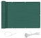 AXT SHADE Brise Vue Balcon 80x600cm HDPE Cache Vue Balcon Protection UV Opaque Résistant aux Contre Vent avec Trous et Serre Câbles pour Exterieur Terrasse-Vert