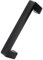 Cokritsm Duschtür Griff 275mm Loch zu Loch Glastürgriff, Dusche Türknopf Rund Grifff, Türgriff Schwarz Duschtürgriff Edelstahl Griff für Duschtür