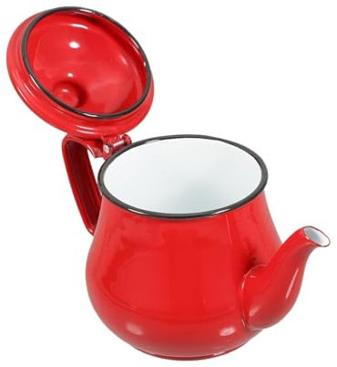 BODHIS Japanese Cast Iron Teapot Chinese Teapot Enamel Kettle Hot Water Kettle Enameled Teakettle Chinese Teapot Turkish Coffee Pot Enamel Tea Kettle Teapot Tetsubin Tea Pot