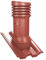 Tile EVO Ventilation Chimney DN125 mm with Braas - Frankfurter Roof, Dachziegel Dachlüfter Lüfter, Roof Ducting, Benders - Mecklenburger, ProDach - Doppelrömer, Entlüfterkamin
