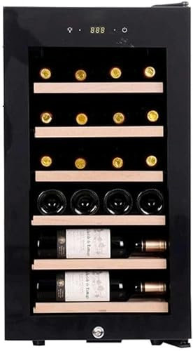 QPZMALSKY Glacière en Bois Massif, Refroidisseur De Vin À Température Constante, Petit Compresseur Domestique, Réfrigérateur Indépendant.