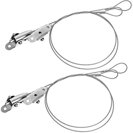 ORFOFE 2St Haken deckenbefestigung decken halterung Gemäldeaufhänger Drahtseil Kabelklemme Schwerlast-Kleiderständer Bildaufhänger Malerei-Aufhänger Display-Aufhänger Zinklegierung