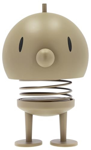 Hoptimist Speaker, Bluetooth Speaker Design, Wireless, Music Box Children & Adults, 10 x 10 x 15 cm, Large, Soft Latte