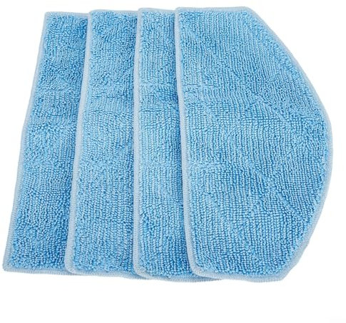Zilimontt Mopa para almohadillas de repuesto para Tikom G8000 Pro para robot de barrido Honiture G20, paños de fregona para aspiradora, paños de limpieza de repuesto, lavables reutilizables (4 piezas)