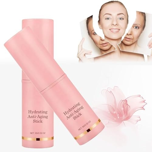 Elveur Balsamo Rinnovatore al Collagene, Multi-balsamo idratante viso in stick, Antirughe Idratante Anti Età, Multi-balsamo idratante tutto in uno per viso, occhi e collo (2pcs)