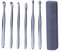-oreille, outil de nettoyage des oreilles | 6X cuillère à oreille dissolvant de cire portable,tte pour enlever le cérumen avec boîte de rangement, oreille indolore, kit de nettoyage des oreilles pour