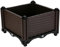 Sea Team Praktischer Balkon Pflanzkasten 30x30x20cm – Ideal für Kräuter, Frühlingszwiebeln & Erdbeeren, mit Drainage und leichtem PP-Material (für Balkon/Fensterbank)