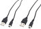 JZK 2 cavi di ricarica di ricambio per Nintendo DSI NEW 3DS 2DS XL, 1,2 m USB, per Nintendo 3DS
