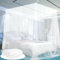 220 * 200 * 180cm Grande Zanzariera Letto, Zanzariera Baldacchino Pieghevole Universale Baldacchino Letto Matrimoniale, per Amaca a Casa, Viaggi, Campeggio