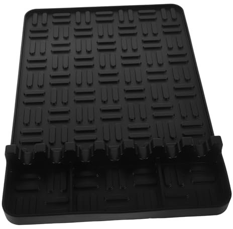 Toyvian Silicone Grill Pad Für Außenbereich Hitzebeständige Grillunterlage Als Seitenablage Für Grillzubehör Und Gewürze Leicht Zu Reinigen Und Langlebig