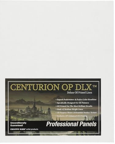 Centurion Lot de 3 toiles de lin apprêtées à l'huile de qualité professionnelle – 40,6 x 50,8 cm – Lot de 3 toiles en lin pour peinture, œuvres d'art et plus encore