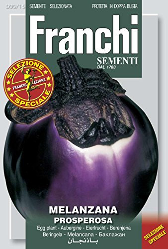 Franchi Seeds of ItalyAubergine Prosperosa Seeds
