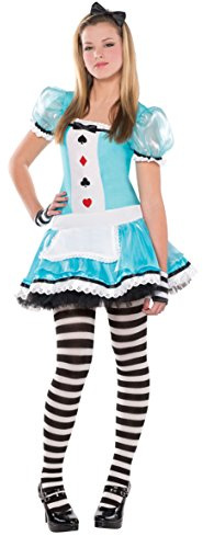 amscan Adults Womens Clever Alice Book Week Fancy Dress Costume