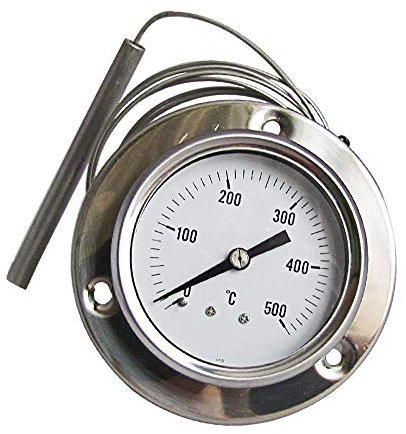 ConPush 0-500°C Forno Termometro con Sonda Lunga per BBQ Barbecue (500°C)