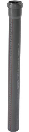 Ostendorf HTsafe HT-Rohr mit Muffe DN 50 mm 750 mm