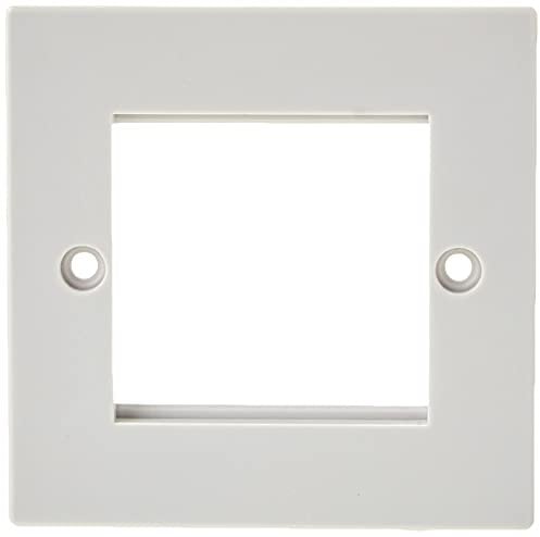 Knightsbridge NET2GWH 2G Modular Faceplate - White