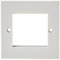 Knightsbridge NET2GWH 2G Modular Faceplate - White