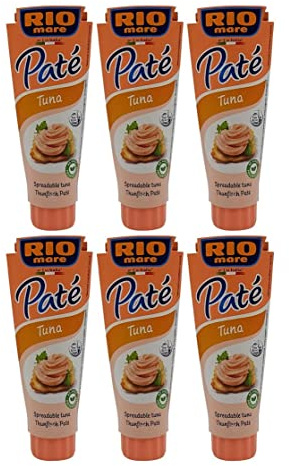 6x Rio Mare Pate patè Tonno Thunfischcreme 100g Brotaufstrich Streichfähiges