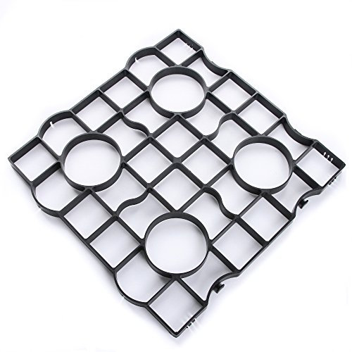 Rasengitter Rasenplatten Paddockplatten Rasenwaben Reitplatzbau Gehwegplatten 50x50x2,5 cm (4 Stück (1 m2)) von rg-vertrieb