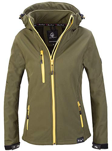 Rock Creek D-412 Veste softshell coupe-vent pour femme - Vert - XX-Large