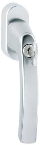 HOPPE DK-Fenstergriff abschließbar Luxemb. 099S/US952 100NM 7/32-42, F1