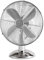 ProfiCare VL 3062M Ventilador de Mesa, Silencioso, Retro, Diámetro Exterior 25 cm, 3 Velocidades, Oscilante, Diseño Vintage, Cuerpo Cromado Metálico, 30W