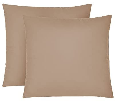 biberna Feinjersey Kopfkissenbezug 0077144 2X 80x80 cm Macchiato